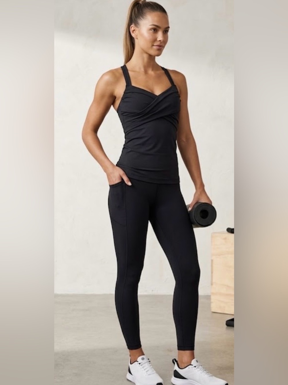 Lululemon Black Wrap It Up Women’s Tank